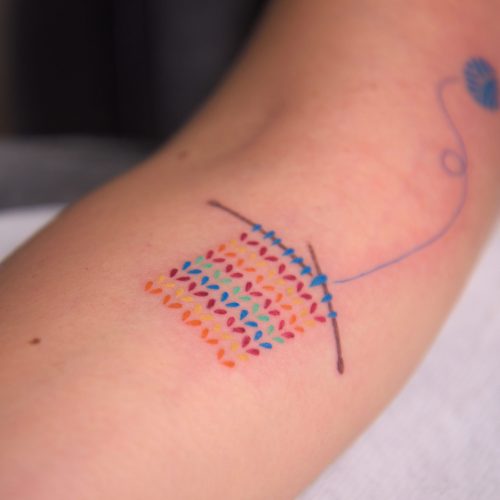 tatuaje ilustración en color